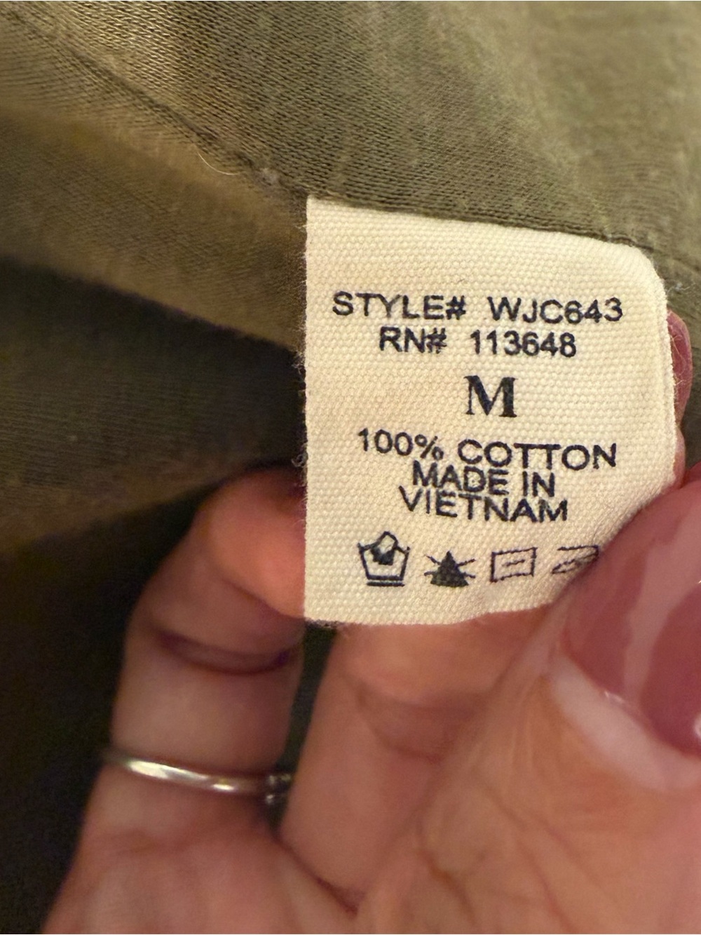 Made by Johnny WJC643 Olive Green Military Safari Anorak Jacket M - Picture 9 of 10